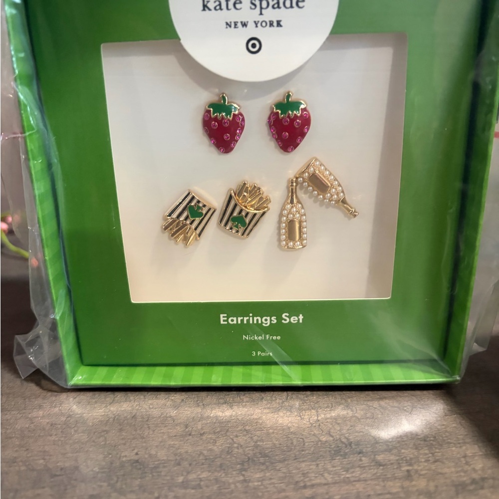 NWT Kate Spade x Target Limited Edition Earrings Set